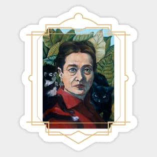 Simone de Beauvoir Sticker